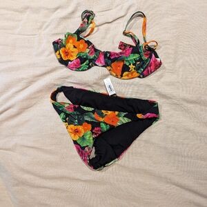Andie swim balconette floral bikini